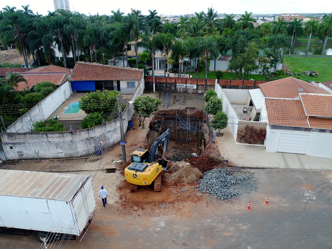 SAECIL DÁ INÍCIO À CONSTRUÇÃO DE ESTAÇÃO DE BOMBEAMENTO DE ÁGUAS PLUVIAIS NA REGIÃO DAS RUAS RITA ISMAEL E JOSÉ LOPES DA SILVA