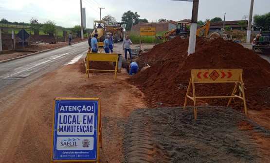 SAECIL REALIZA OBRAS DE PROLONGAMENTO DE GALERIA NO TAQUARI PONTE